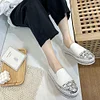 Gioiacombo™ Scarpe casual con cuciture di strass con piattaforma alla moda