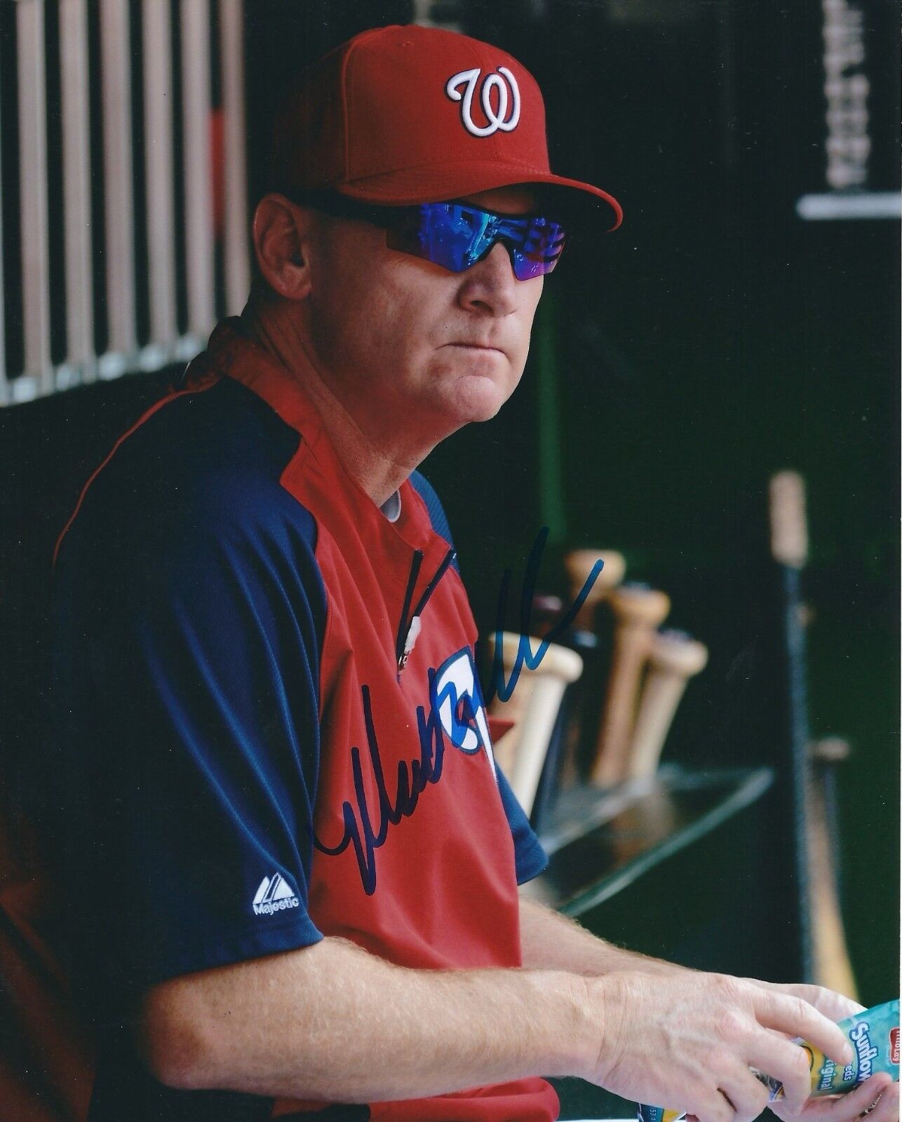 Signed 8x10 MATT WILLIAMS Washington Nationals Autographed Photo Poster painting - w/COA