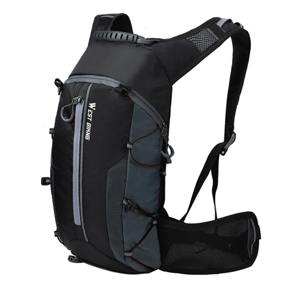 

WEST BIKING 10L Bicycle Backpack Waterproof Bag for Outdoor Sports Climbing, Black, 501 Original