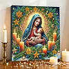 (Pre-Framed)Virgin Mary-Special Shape Diamond Painting Kit(30x30cm)