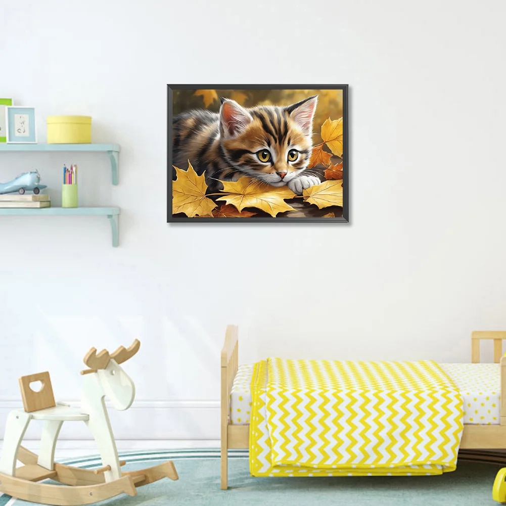 Diamond Painting - Full Square Drill - Cat(Canvas|40*30cm)