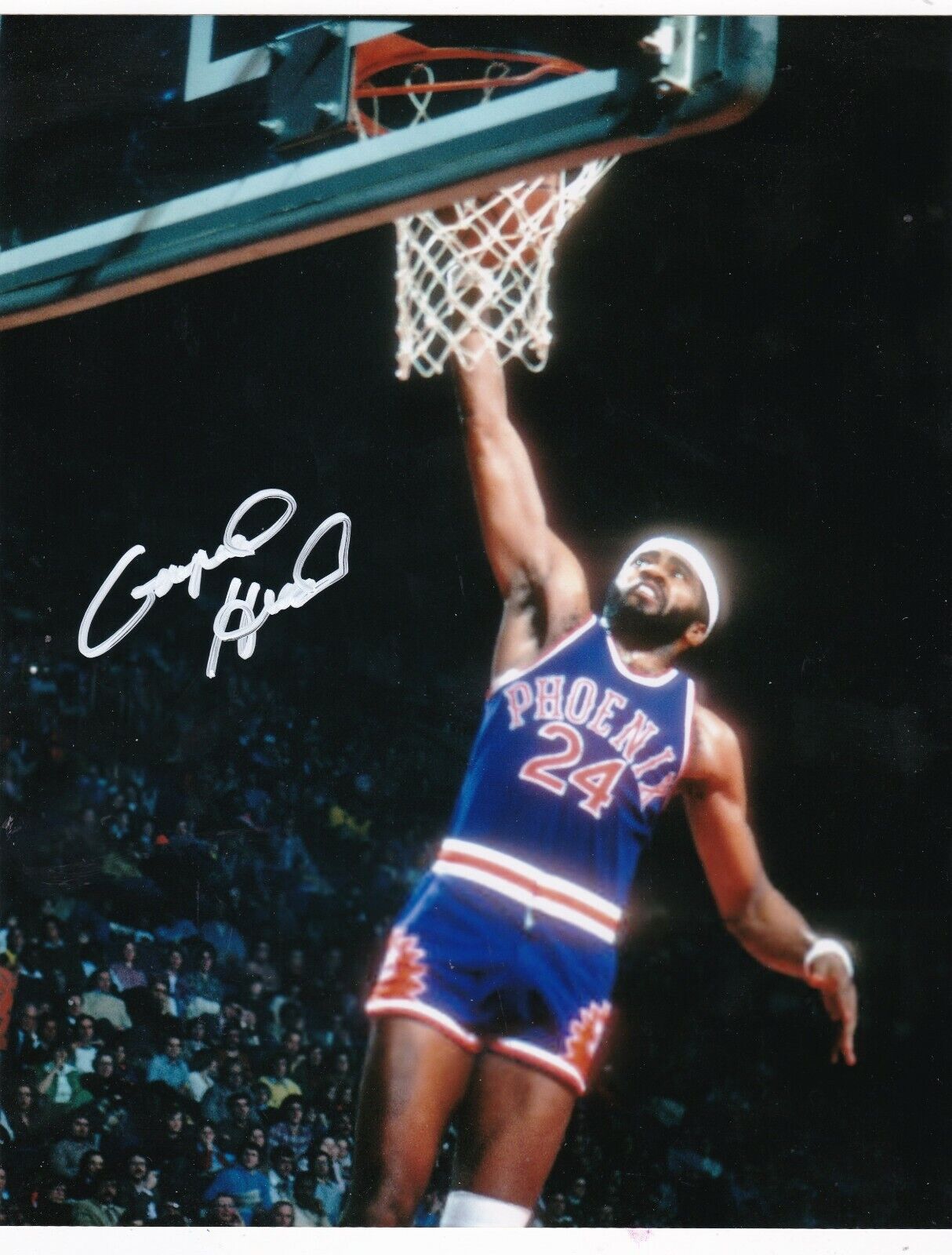 GAR HEARD PHOENIX SUNS ACTION SIGNED 8x10