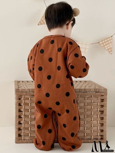 MidiSono - Printed Button Up Dropped Shoulder Jumpsuit