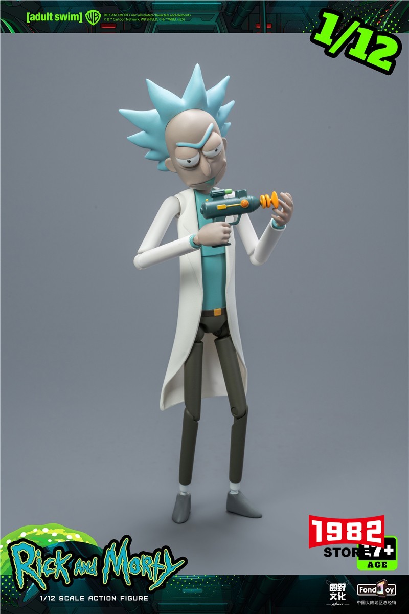 Rick and Morty Rick Sanchez Action Figure FondJoy Collectible Model Toy Anime Hobby Fan Favorite Character Collectors Merchandise Premium Quality Figurine