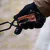 BBQ Charcoal Clips Carbon Steel Long Handle Fire Poker Outdoor Camping BBQ Tools