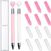 Diamond Painting Pen with Wax Refillable Wax Pen for Diamond Art Nail DIY (A)