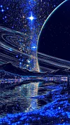 Luxury AB Velvet Diamond Painting Kit - Rings of the Starfall
