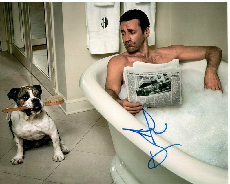 Jon hamm signed autographed Photo Poster painting