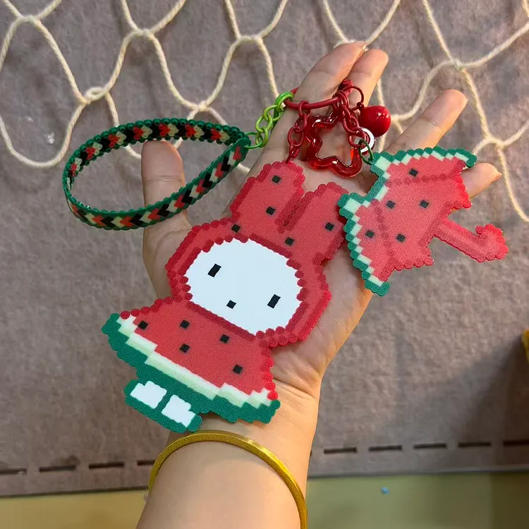 watermelon miffy & umbrella & stripe Digital Pattern 