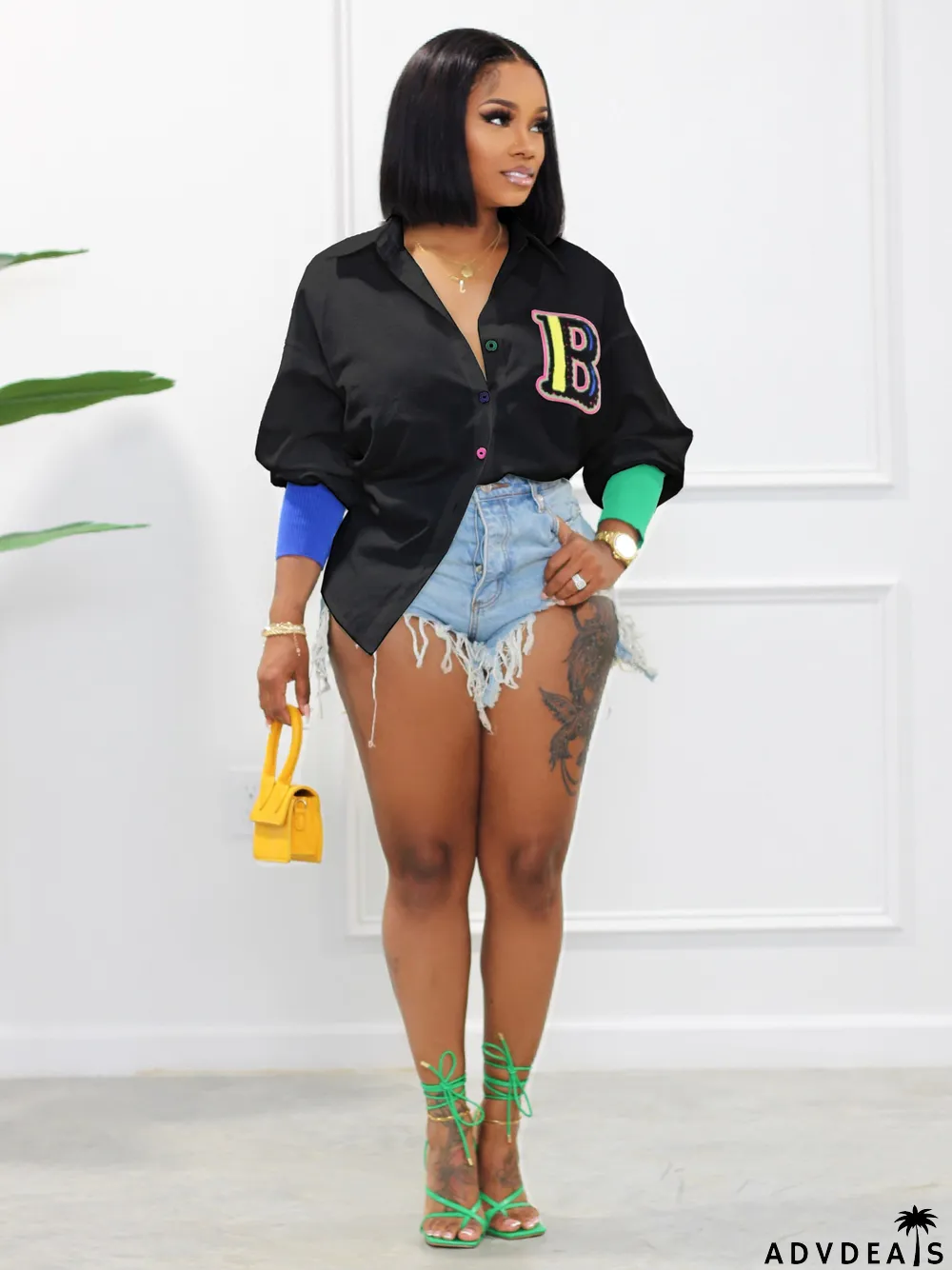 Casual Irregular Long Sleeve Shirt