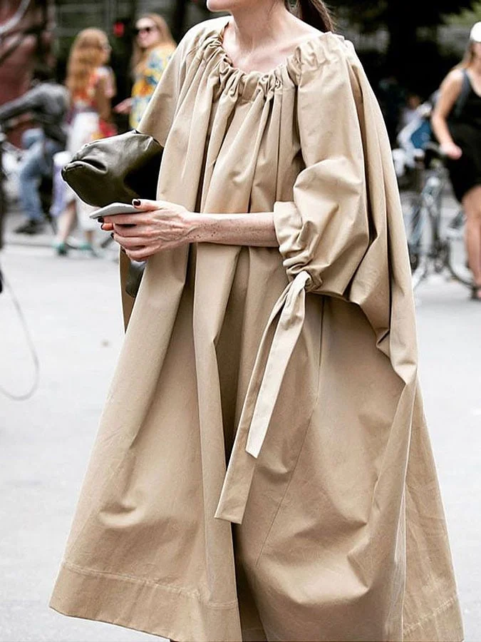 Women's Solid Casual Dress