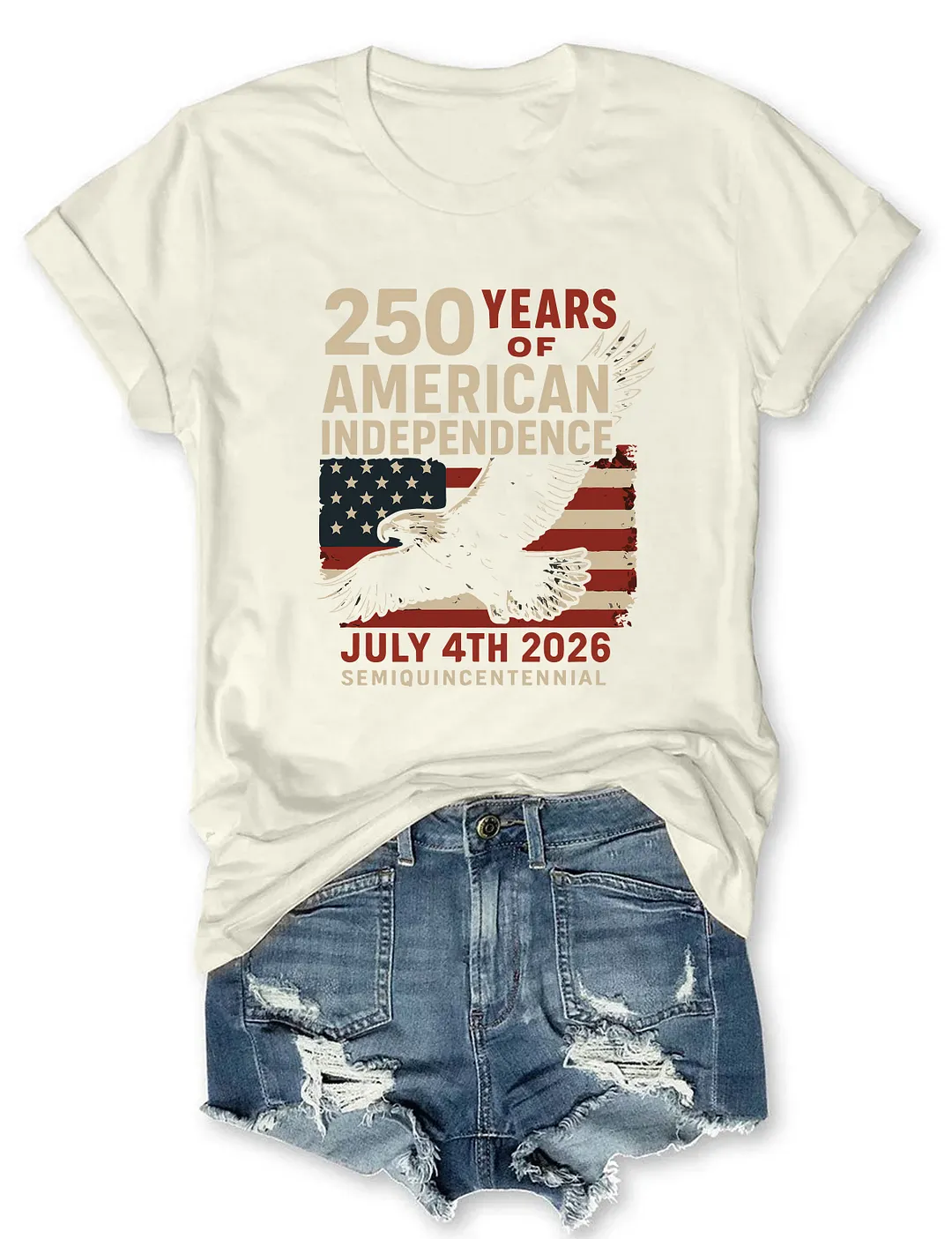 250 Years Of American Independence July 4th 2026 T-shirt