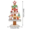 Wooden Special Shaped Christmas Sign Desktop Diamond Art Kits for Home Office