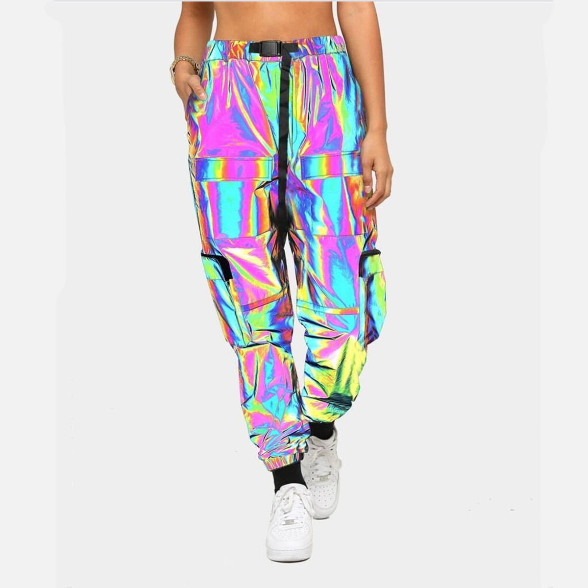 Colorful Reflective Party Overalls