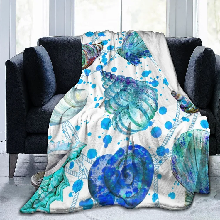 Sea Snails - Flannel Blanket