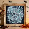 Partial Drill 5D Diamond Painting Kit Skull Abstract 30x30cm(Lily Skull)