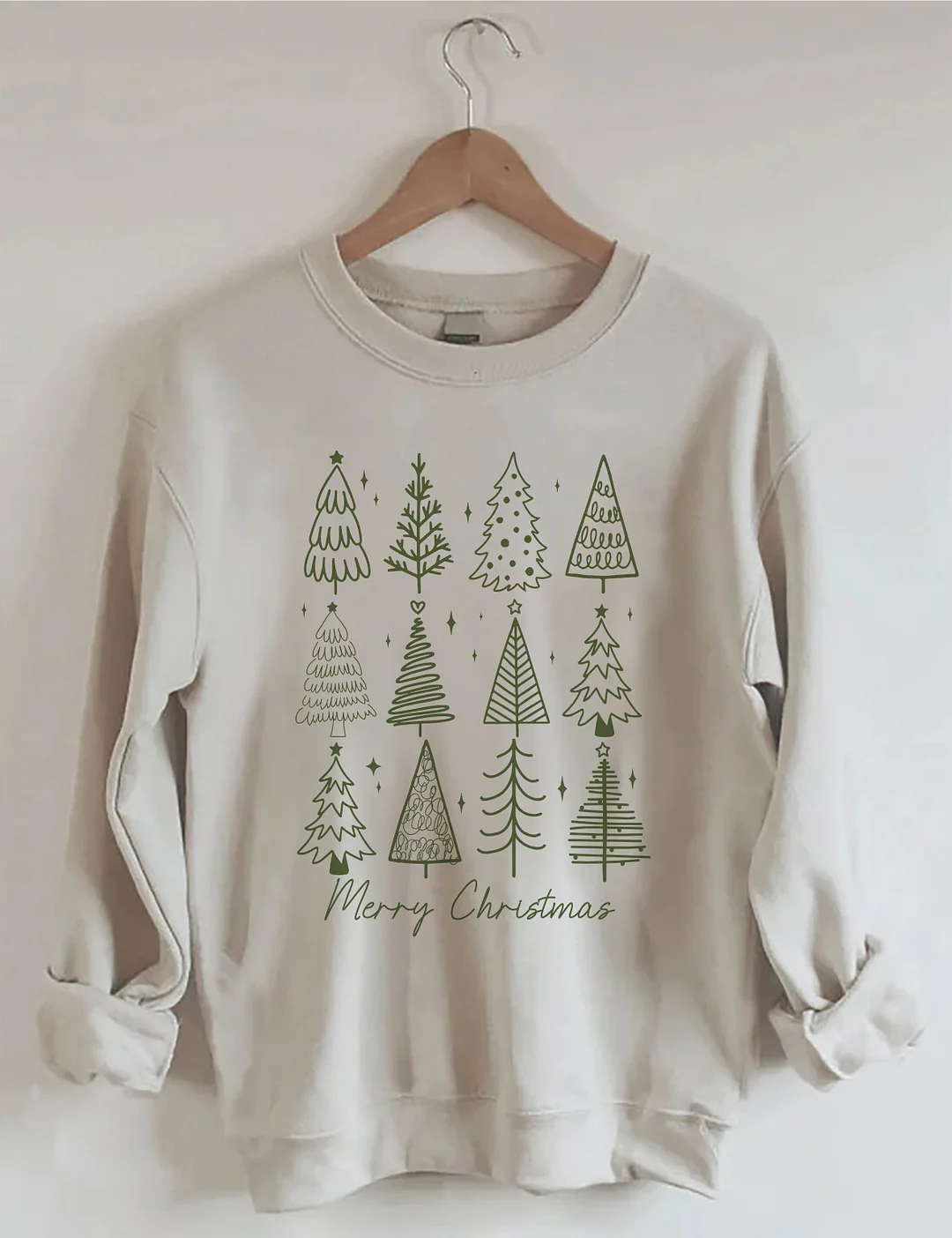 Retro Christmas Tree Sweatshirt