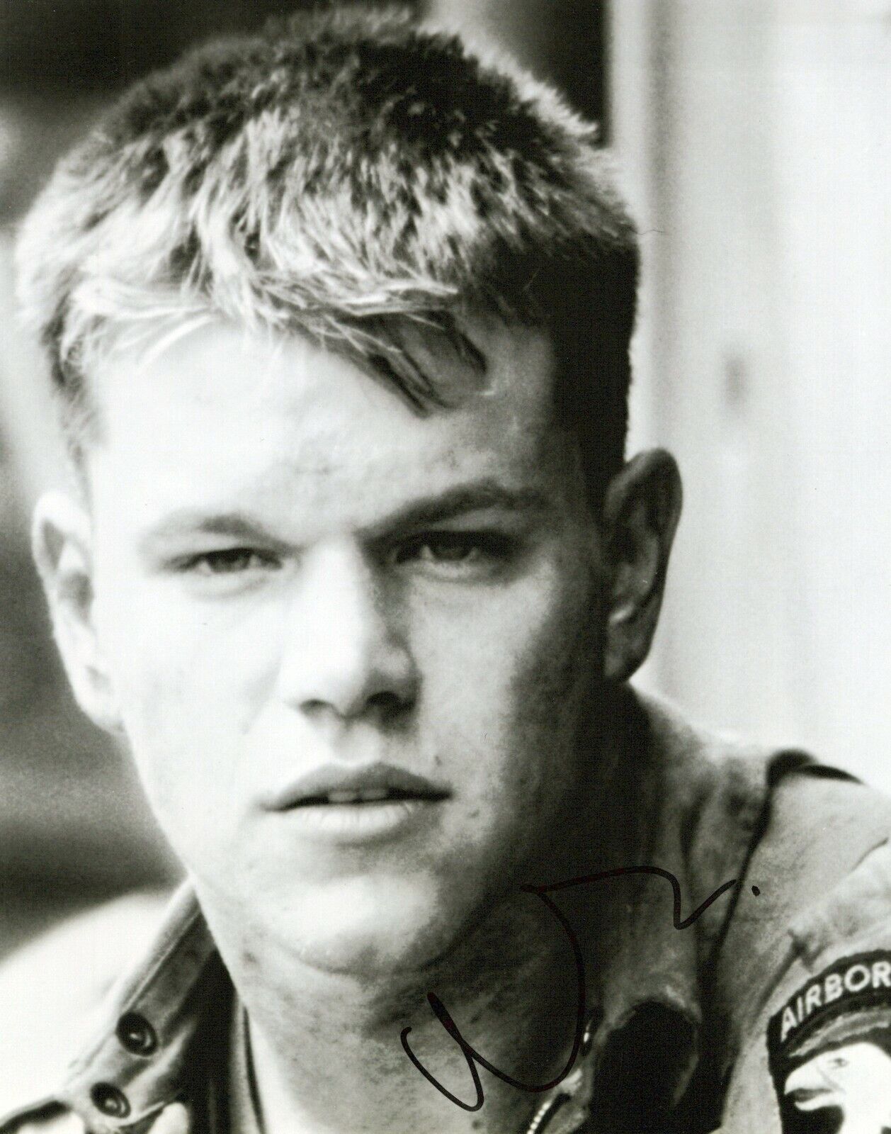 Matt Damon Saving Private Ryan autographed Photo Poster painting signed 8x10 #7 Private Ryan