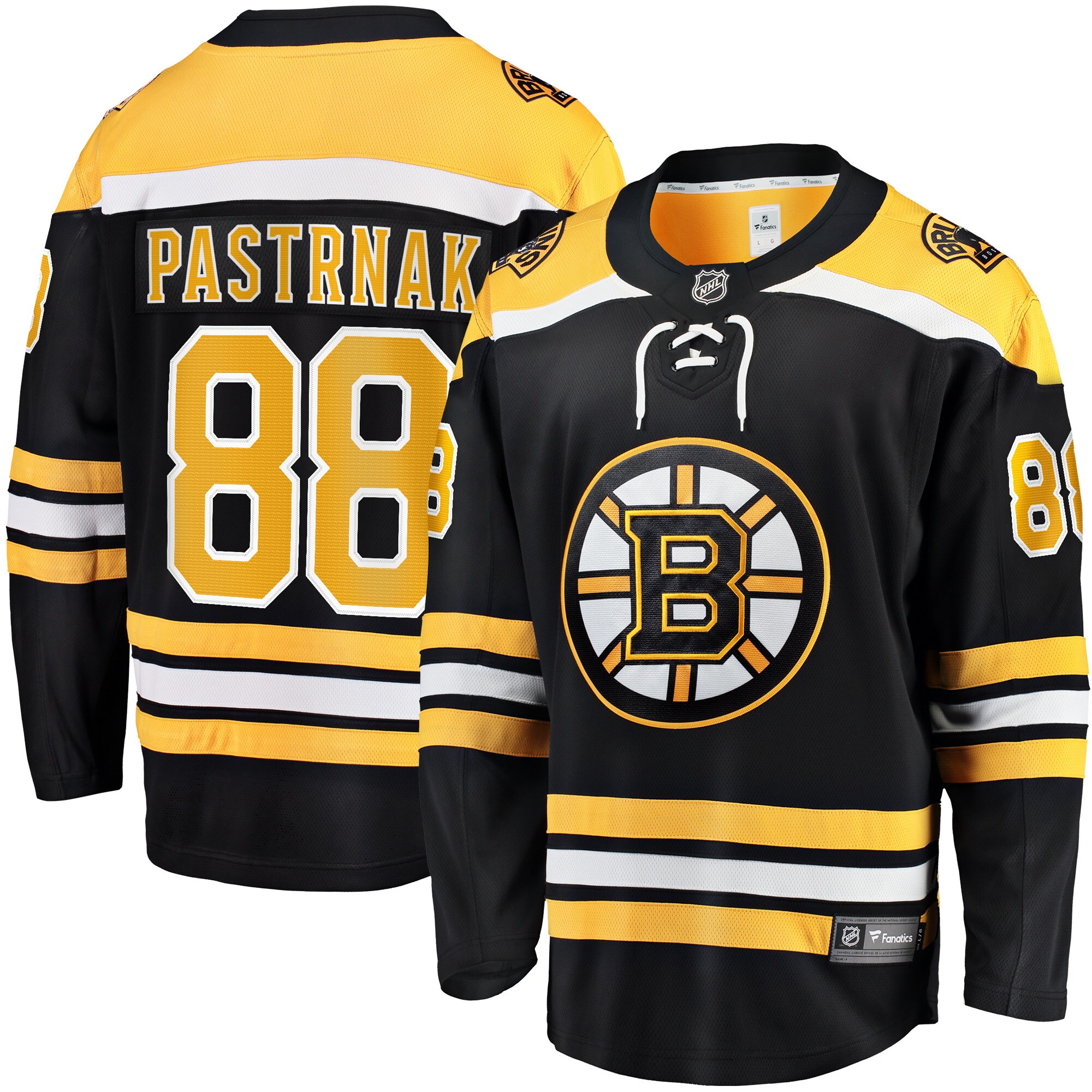 David Pastrnak Boston Bruins Fanatics Home Breakaway Jersey – Black mysite