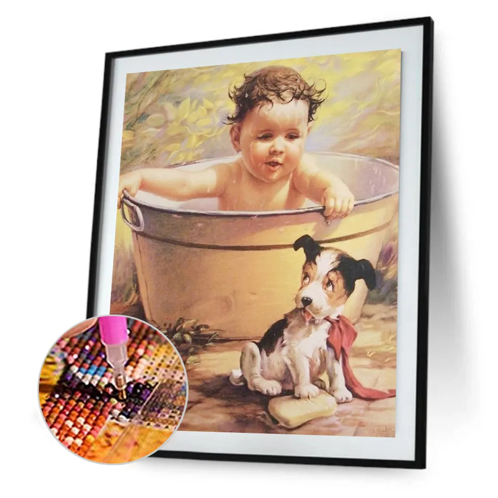 Full Round Diamond Painting 30*40cm - Baby