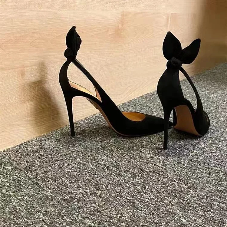 Professional High Heels Sexy Shallow Mouth Bunny Ears Stiletto Heels