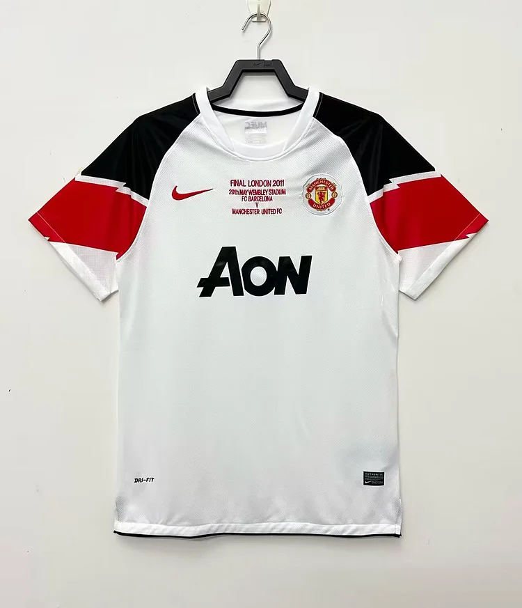 2011-12 Manchester United Away Retro Jersey - Champions League Edition
