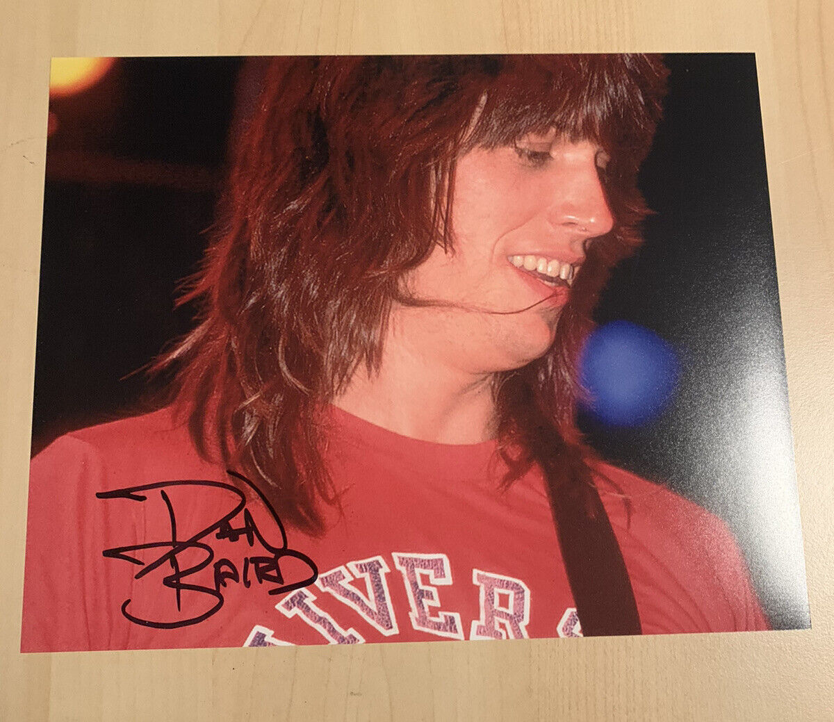 DAN BAIRD SIGNED 8x10 Photo Poster painting AUTOGRAPHED THE GEORGIA SATELLITES LEAD SINGER COA