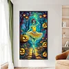 (40*70cm)Halloween Ballet Girl - Round AB Drill Diamond Painting