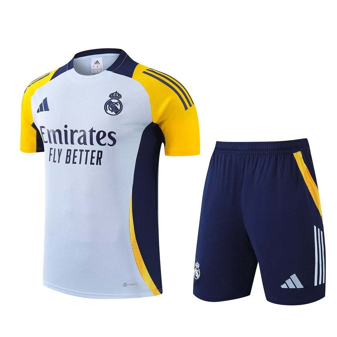 24/25 Real Madrid Training Kit Short Sleeve Football Shirt Thai Quality