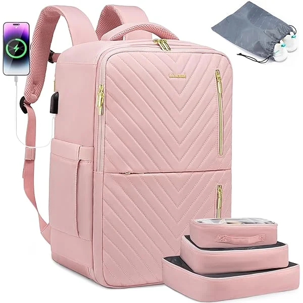 LOVEVOOK Carry on Backpack, 40L Travel Backpack as Personal Item