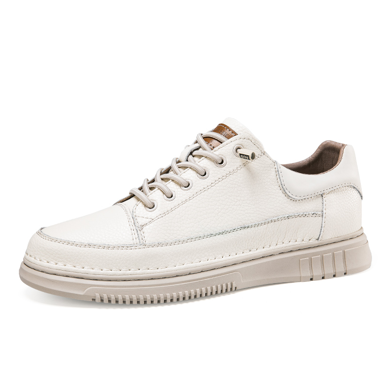 Drawato fall sneakers High Quality Men Casual Shoes Elegantes Business Formal Genuine Leather Sneakers Men Fashion Skate Shoes British Style Footwear