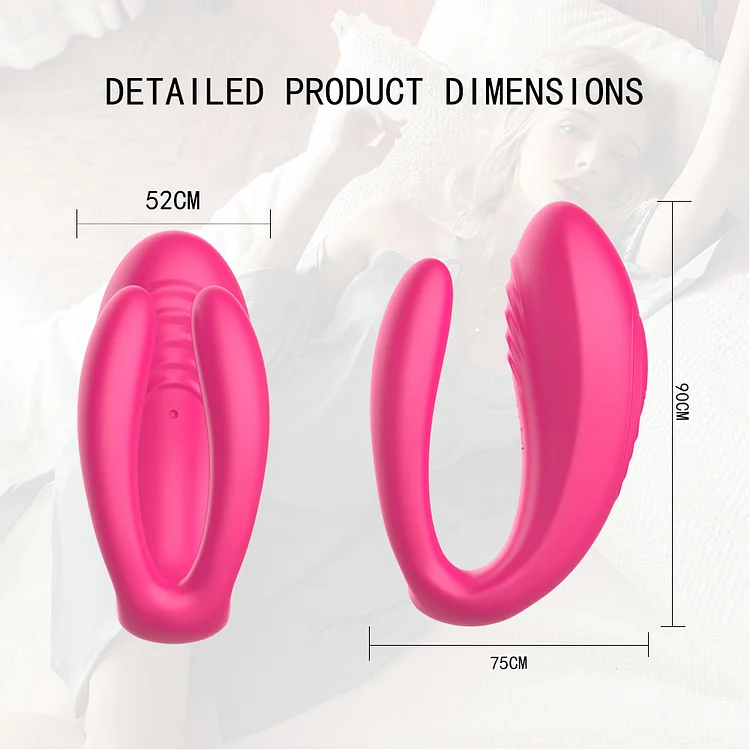 wireless remote controlled couple vibrator warming clitoral Stimulator body  safe silicone water resistance USB charging