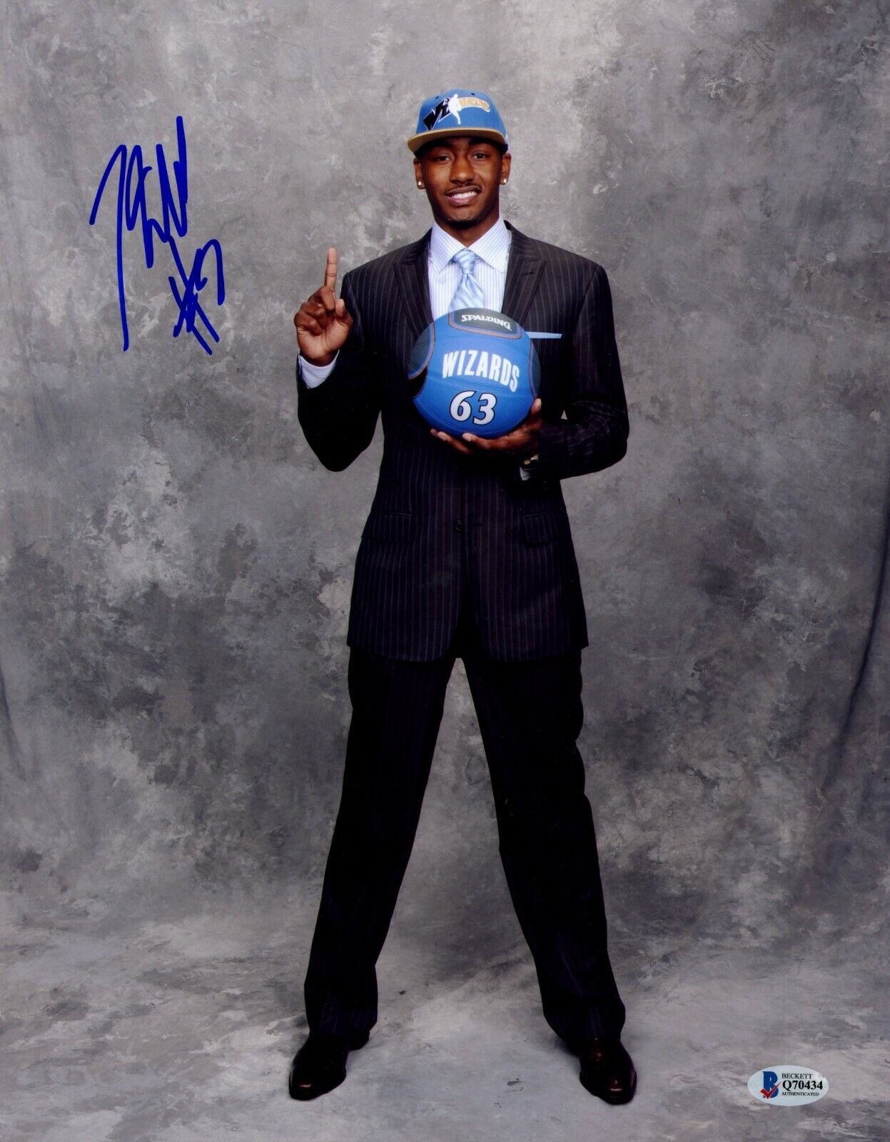 John Wall Signed 11x14 Photo Poster painting Beckett BGS COA Autograph Wizards Auto RC Rookie