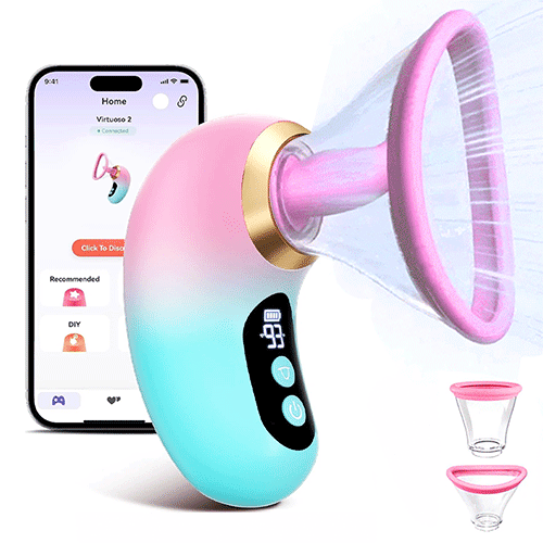 Dorelle Tongue Vibrator Suction App Control With Lcd Display By Rose Toy