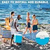 4Pcs Cooler Hinges Screws Set Plastic Hinges with Stainless Steel Screws Set
