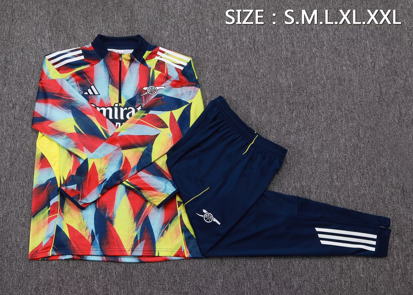 25/26 Arsenal Half-Pull Training Kit Football Thai Quality