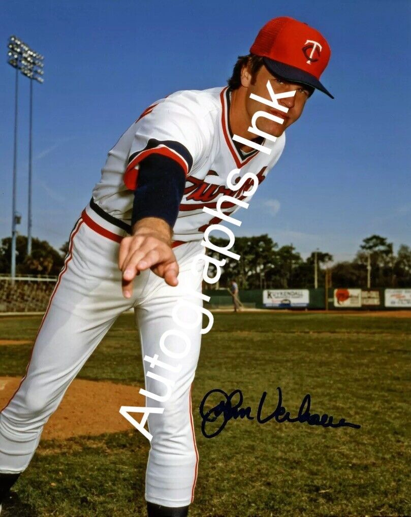 John Verhoevon Autographed 8x10 Minnesota Twins#1