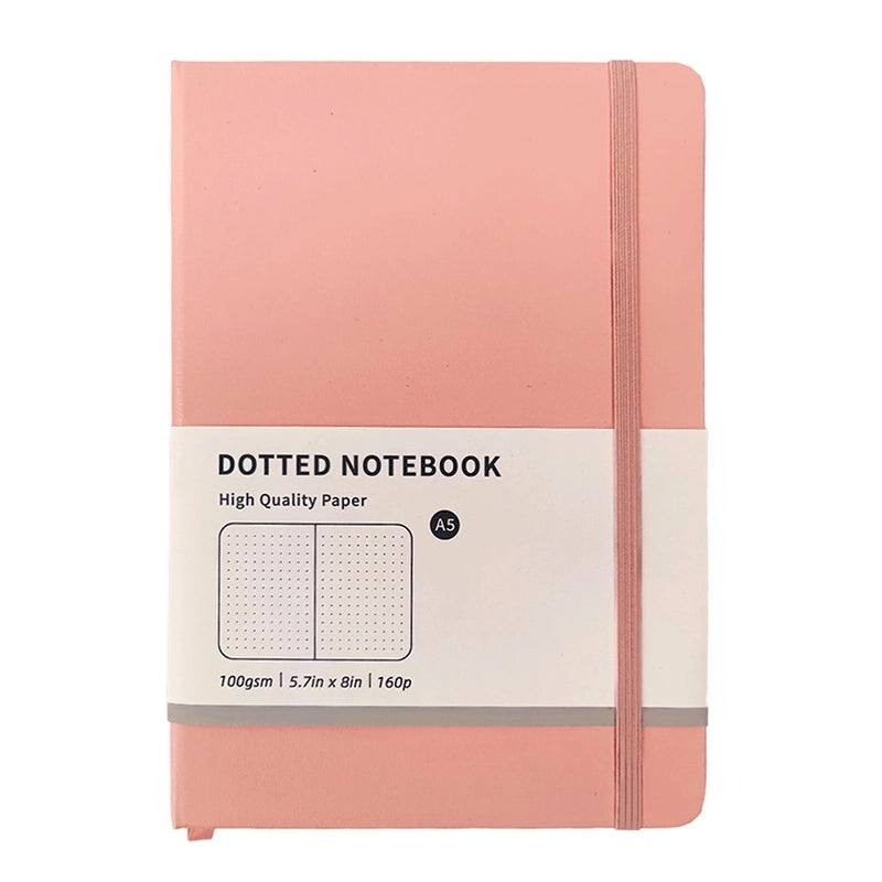 1 Piece Solid Color Learning Paper Preppy Style Notebook