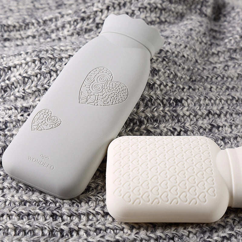 Judy Silicone Hot Water Bag Water Filling Microwave Heating Student Explosion-proof Warm Baby Water Filling Warm Water Bag