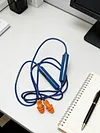 Bluetooth-compatible Earplug Headphones Noise Reduction Neckband Wireless Earbuds Earplug for Industrial Workout Running Sports