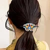 5Pcs PU Butterfly Diamond Embroidery Painting Hairpins