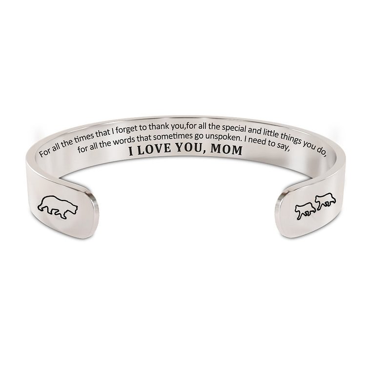 For Mom - Mama Bear Bold Bracelet