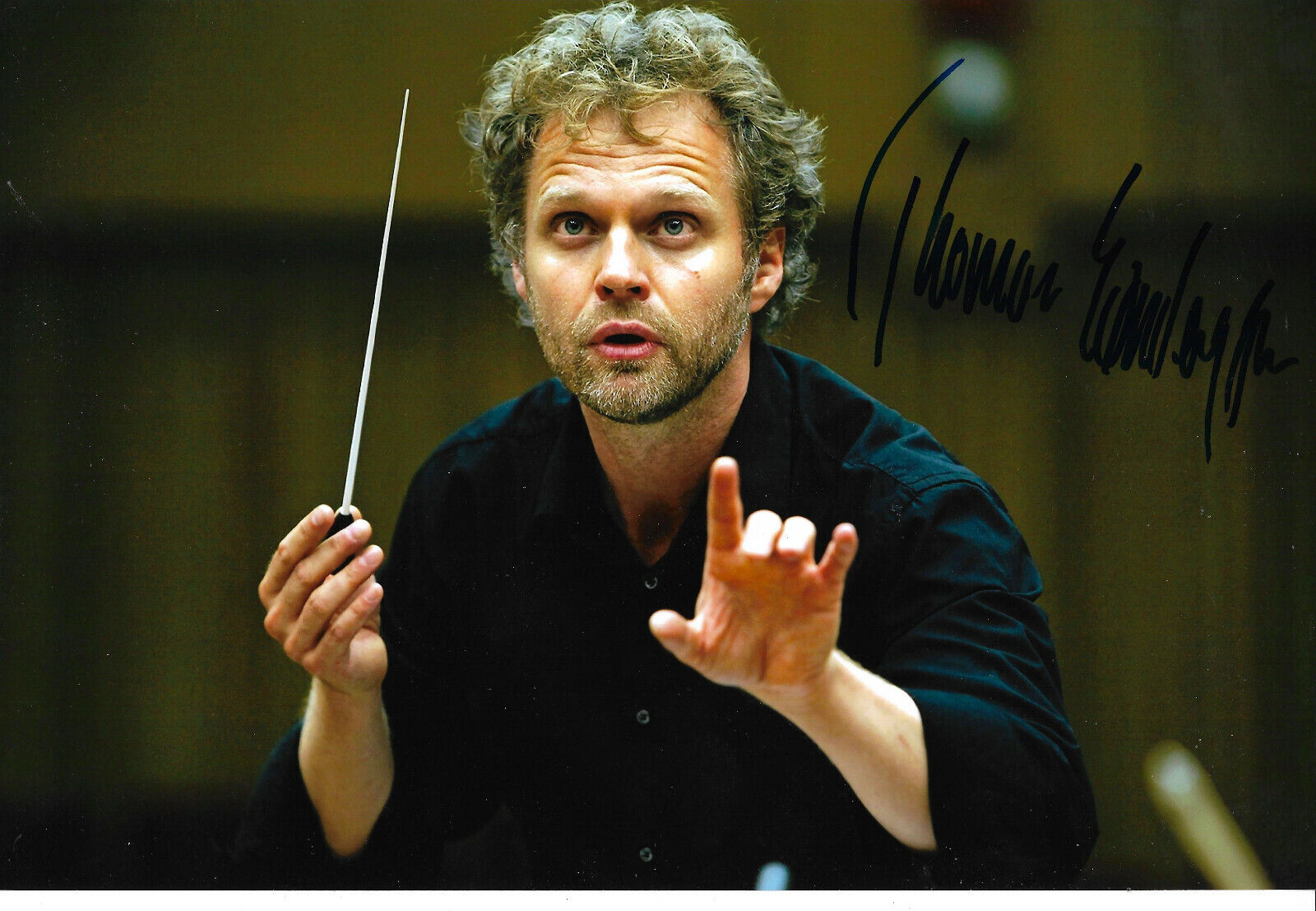 Thomas Sondergard Conductor signed 8x12 inch Photo Poster painting autograph