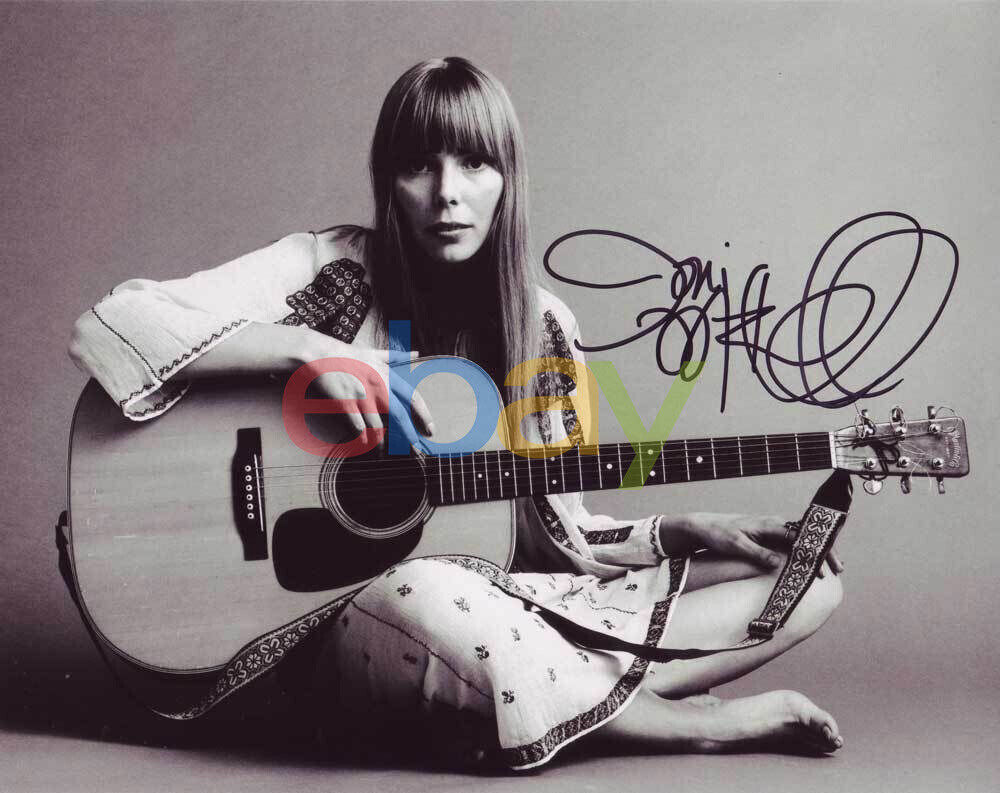 Joni Mitchell Signed 8x10 AUtographed Photo Poster painting reprint (2)