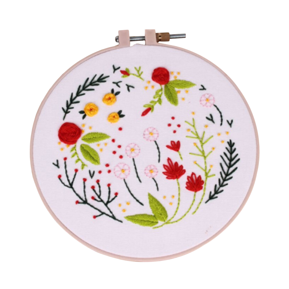 

Blooming Plants - Embroidery Cross Stitch - 30*30CM, 501 Original
