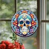 DIY Special Shaped Diamond Art Painting Acrylic Hanging Kit (Halloween Skull 2)