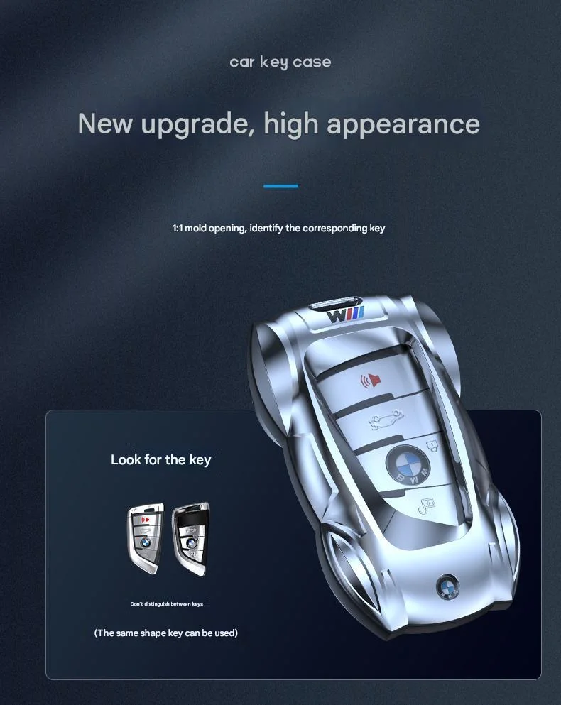 Car Customized Zinc Alloy Car Key Protective Cover