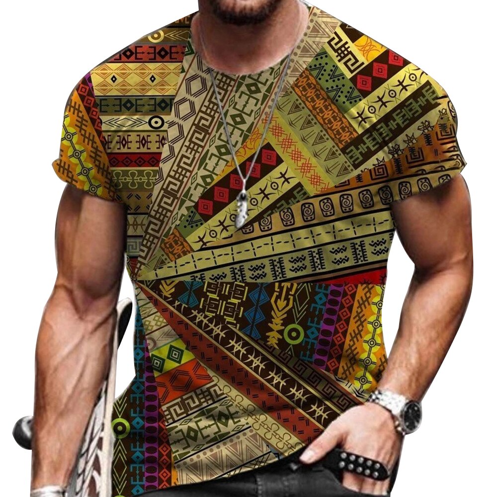 

Ethnic - 3D Printed Men T Shirt, Xl, 501 Original