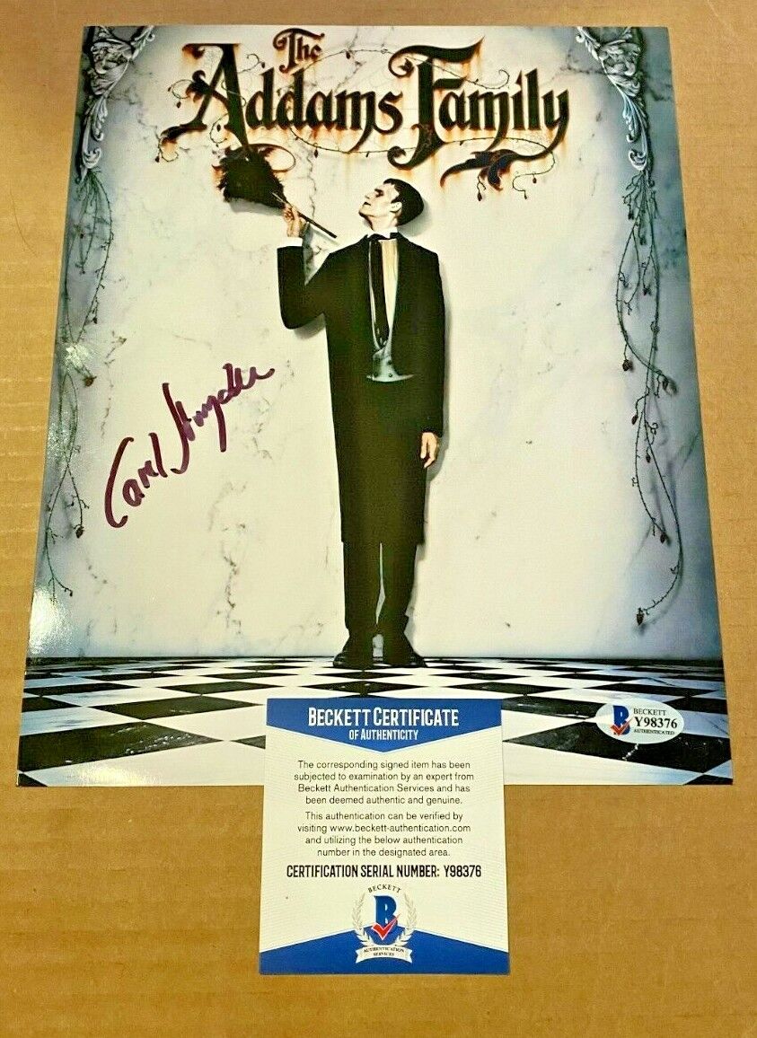 CAREL STRUYCKEN SIGNED ADAMS FAMILY 8X10 Photo Poster painting BECKETT CERTIFIED