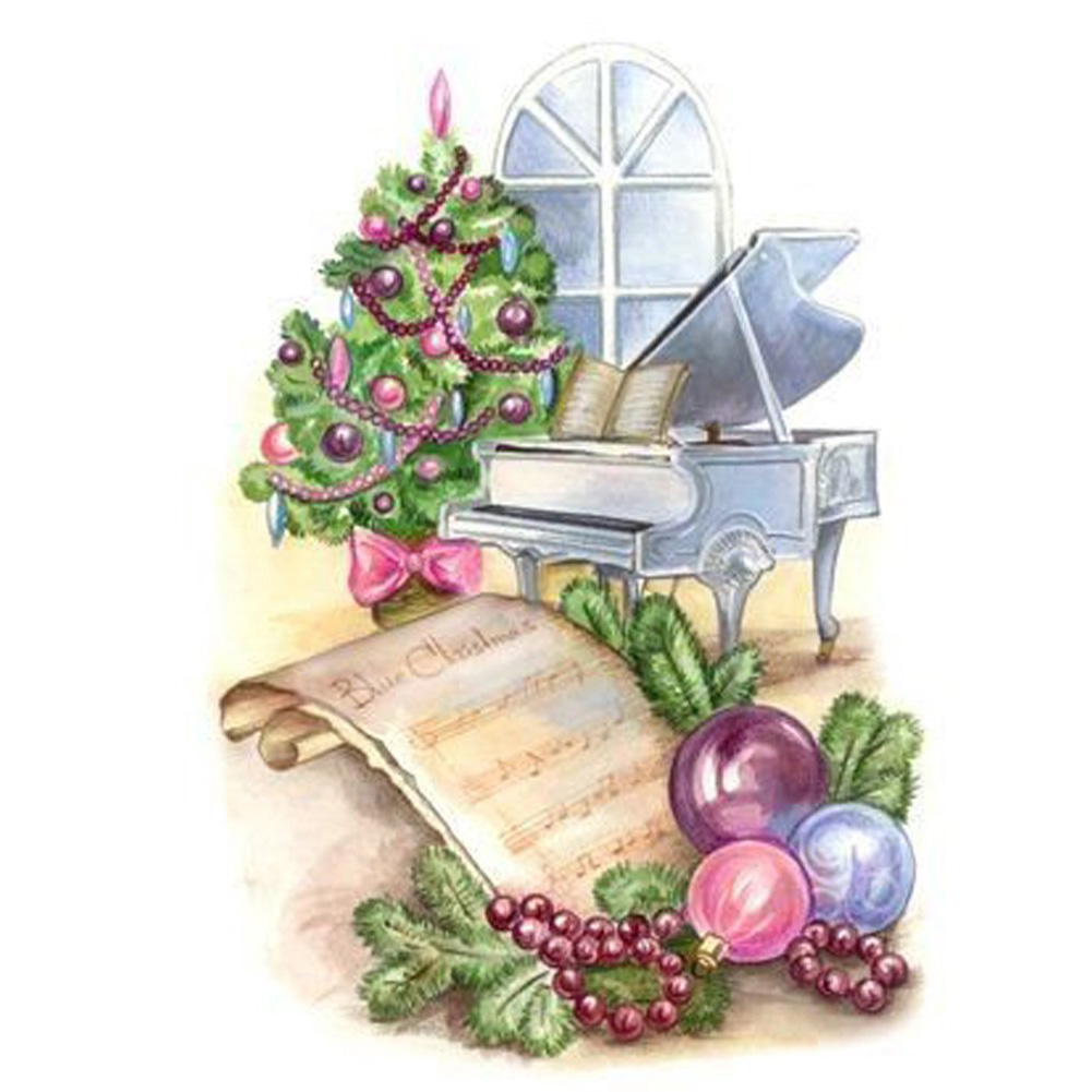 

Musical Instrument Flower - Round Drill Diamond Painting - 30*40CM, 501 Original